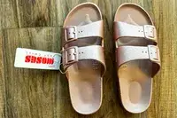 The Freedom Moses Freedom Slides with the tags on