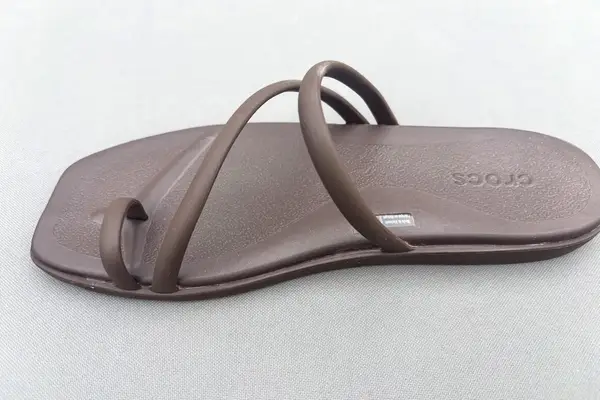 An overhead view of the Crocs Miami Toe Loop Sandal