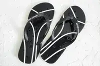 An overhead view of a pair of Shower Shoez Women