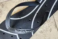 An overhead view of a pair of Shower Shoez Women