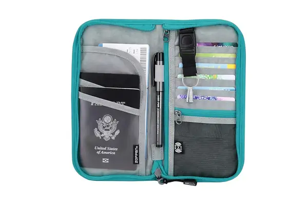 ZOPPEN Passport Holder Family RFID Passport Wallet