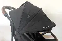 Close up of Nuna TRVL LX Stroller canopy