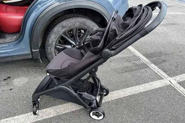 The Bugaboo Butterfly Stroller unfolded