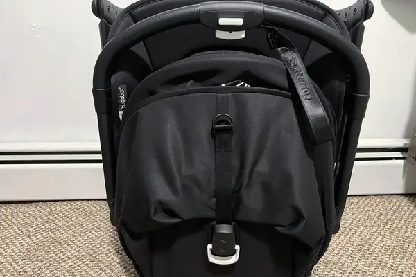 The folded Bugaboo Butterfly Stroller