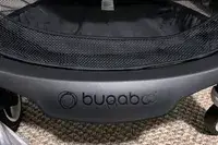 The brand logo on the Bugaboo Butterfly Stroller