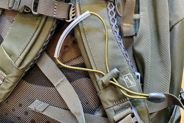Close-up of a Osprey Kestrel 58L Men