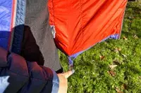 The adjustable strings on the Cotopaxi Women