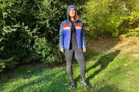 A person wearing the Cotopaxi Women