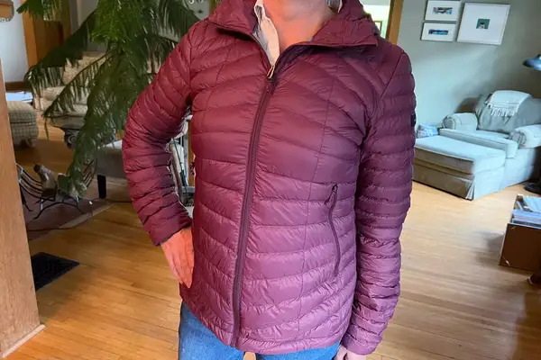 A woman wears a Decathlon Forclaz Women