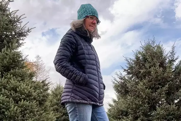 A person wears the Decathlon Forclaz Women