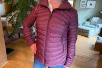 A woman wears a Decathlon Forclaz Women