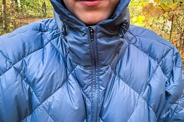Close up of Hikerkind Packable Down Puffer 0.1.