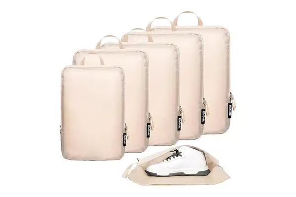 BAGAIL 4 Set/6 Set Ultralight Compression Packing Cubes Packing