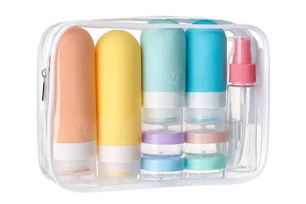 16 Pack Travel Bottles Set - TSA Approved Leak Proof Silicone 