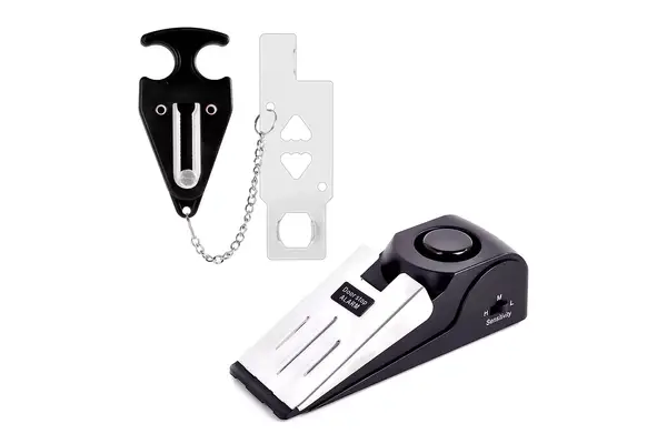 Upgraded Portable Door Lock & Door Stop Alarm