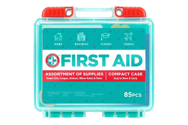 Be Smart Get Prepared 85 Piece First Aid Kit: Clean, Treat, Protect Minor Cuts