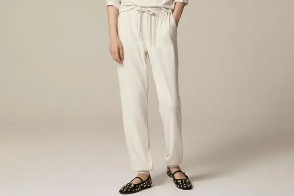 Soft rib jogger pant