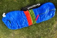 The Marmot Sawtooth 15 Sleeping Bag on grass