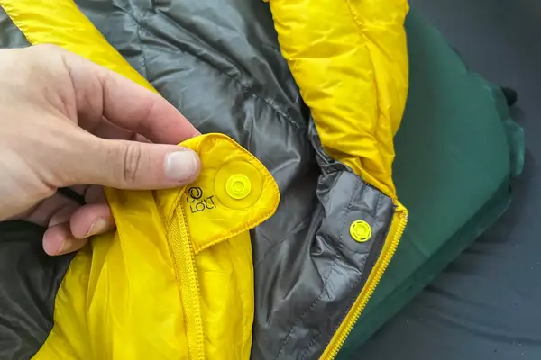 The snap on the Sea to Summit Spark Down Sleeping Bag