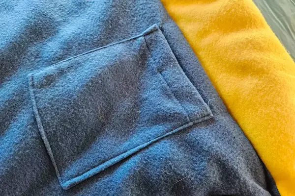 A pocket on the inside of the Coleman Flatlands Fleece 30°F Double Sleeping Bag