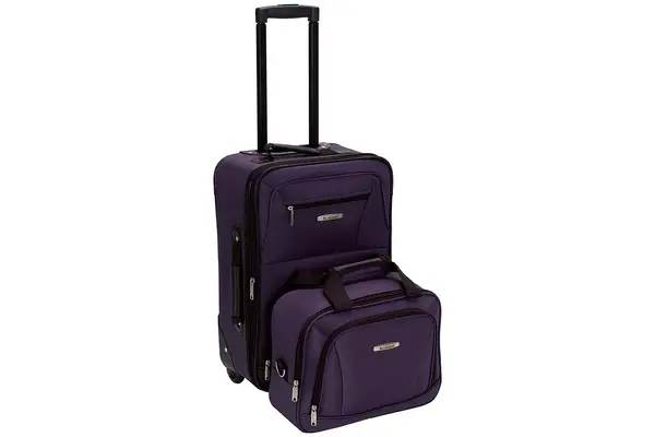 Rockland Fashion Softside Upright Luggage Set