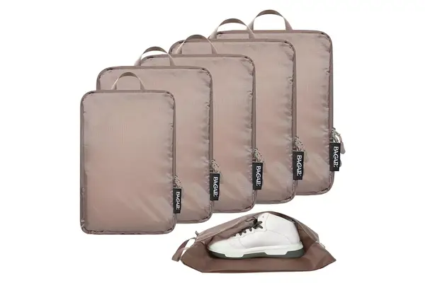 BAGAIL 4 Set/6 Set Ultralight Compression Packing Cubes