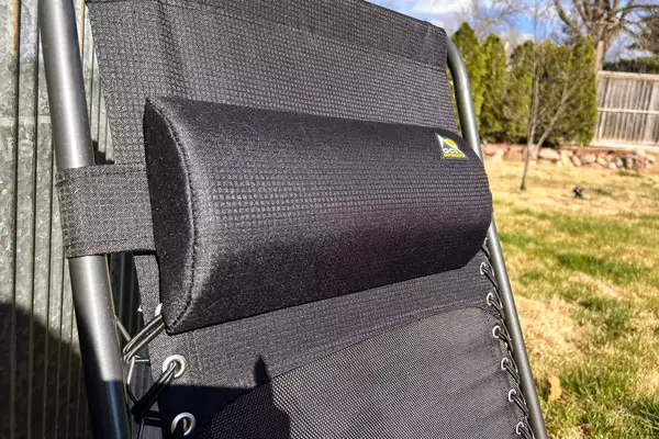 The head rest on the GCI Outdoor Freeform Zero Gravity Lounger