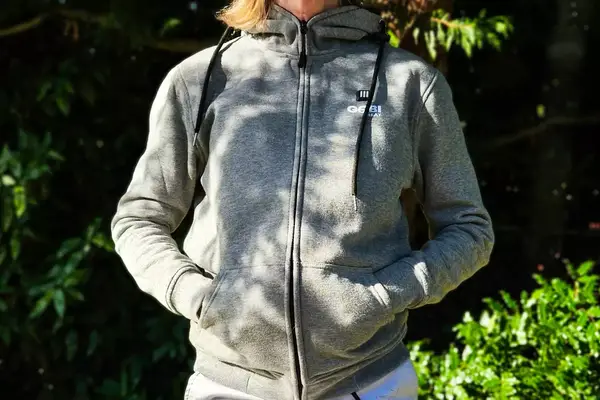 A close-up of a person wearing the Gobi Heat Ridge Women