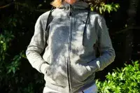 A close-up of a person wearing the Gobi Heat Ridge Women