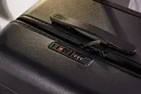 Closeup of the lock of the Away The Trunk