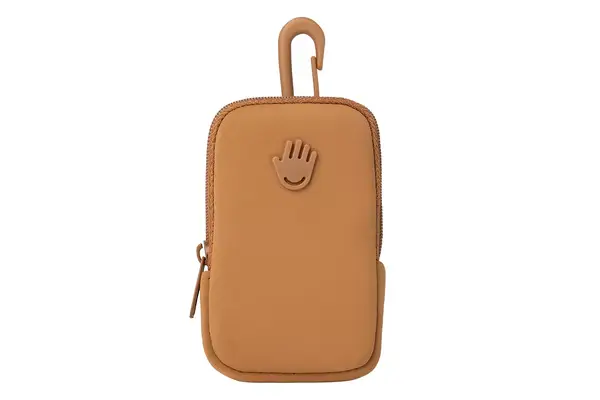 Touchland Touchette Zippered Pouch, Attachable Fashion Accessory with Snap 