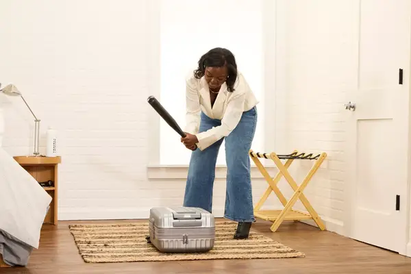 Antler Soft Stripe Carry-On