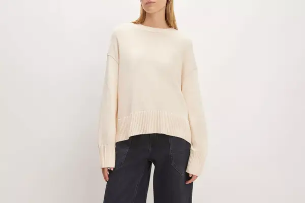 The Boxy Sweater in Everyday Cotton