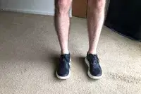 A close-up of a person