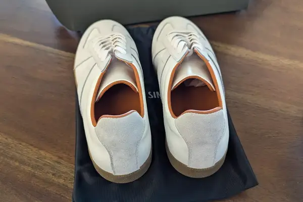 The heels of the Beckett Simonon Men