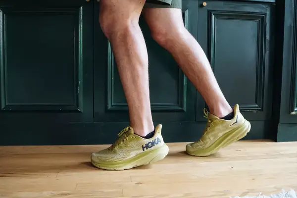 A close-up of a person