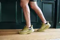 A close-up of a person