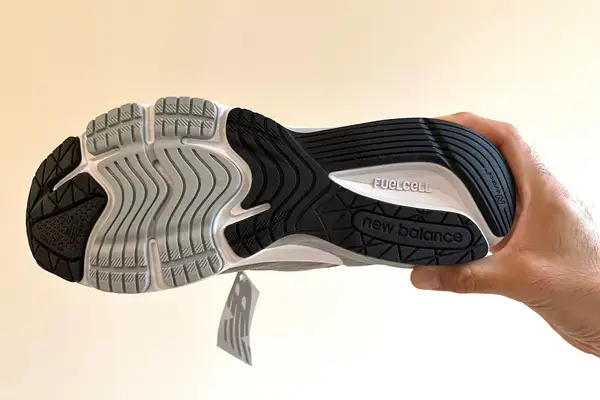 The sole of the New Balance Men