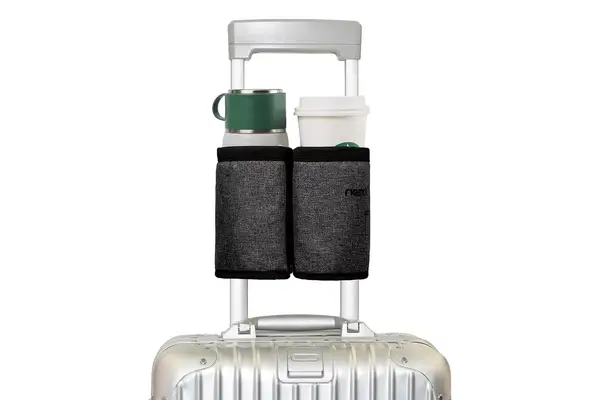riemot Luggage Travel Cup Holder Free Hand Drink Carrier 
