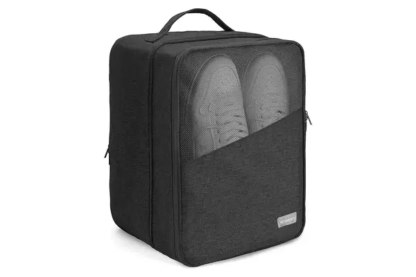 emissary Shoe Bag Holds 3 Pair of Shoes for Travel, Large Waterproof