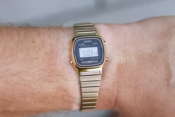 casio vintage watch matthew medendorp on wrist