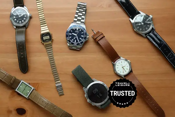 Travel watches for men group shot