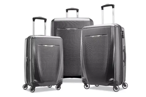 Amazon Samsonite Winfield 3 DLX Hardside Luggage with Spinners, 3-Piece Set