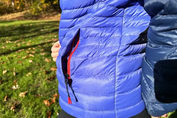 The pocket on the Cotopaxi Women