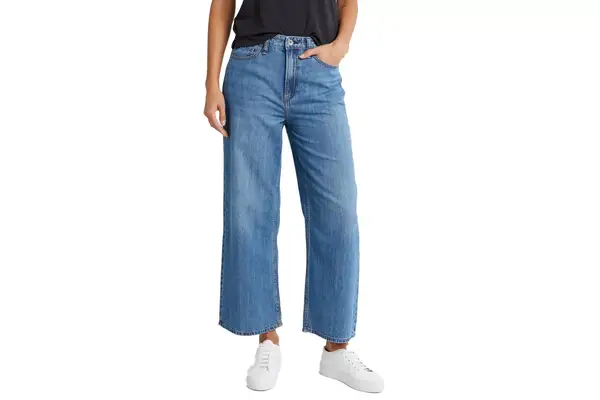 Lori Crop Wide Leg Jeans