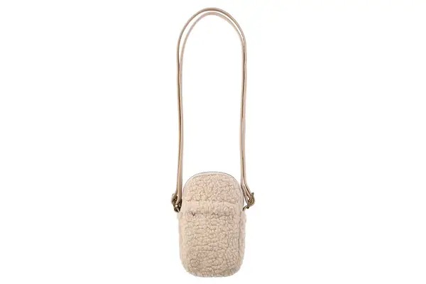 Walmart No Boundaries Faux Shearling Mini Crossbody Bag
