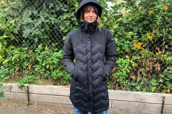 A person wearing the Columbia Women