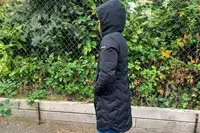 A person facing to the side while wearing the Columbia Women