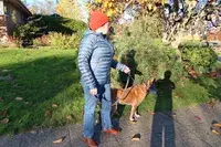 A person wears the Rab Women