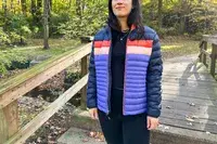 A person wearing the Cotopaxi Women